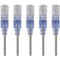 Monoprice 5-Pack, SlimRun Cat6A Ethernet Network Patch Cable, 5ft Gray