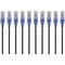 Monoprice 10-Pack, SlimRun Cat6A Ethernet Network Patch Cable, 1ft Black