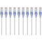 Monoprice 10-Pack, SlimRun Cat6A Ethernet Network Patch Cable, 1ft White