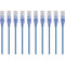 Monoprice 10-Pack, SlimRun Cat6A Ethernet Network Patch Cable, 7ft Blue