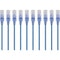 Monoprice 10-Pack, SlimRun Cat6A Ethernet Network Patch Cable, 7ft Blue