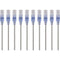 Monoprice 10-Pack, SlimRun Cat6A Ethernet Network Patch Cable, 7ft Gray