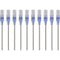 Monoprice 10-Pack, SlimRun Cat6A Ethernet Network Patch Cable, 7ft Gray