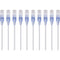 Monoprice 10-Pack, SlimRun Cat6A Ethernet Network Patch Cable, 7ft White