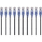 Monoprice 10-Pack, SlimRun Cat6A Ethernet Network Patch Cable, 10ft Black