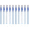 Monoprice 10-Pack, SlimRun Cat6A Ethernet Network Patch Cable, 10ft Blue