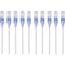 Monoprice 10-Pack, SlimRun Cat6A Ethernet Network Patch Cable, 10ft White