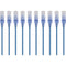 Monoprice 10-Pack, SlimRun Cat6A Ethernet Network Patch Cable, 14ft Blue