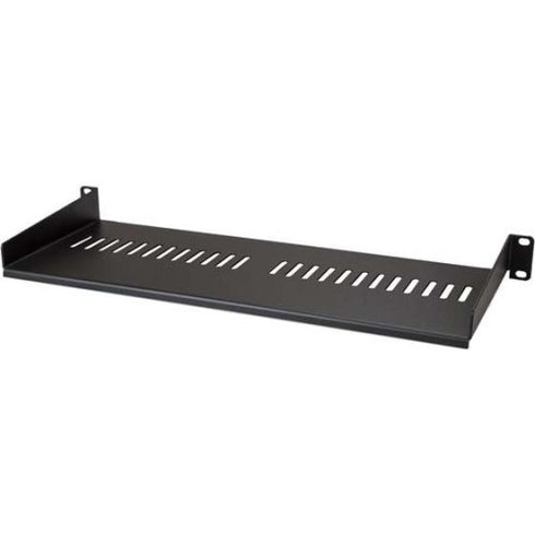 StarTech.com Vented 1U Rack Shelf - 7in Deep - 1U Rack Mount Shelf