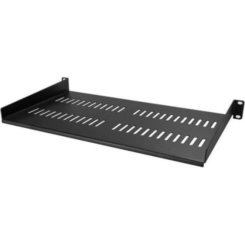 StarTech.com Vented 1U Rack Shelf - 10in Deep - 1U Rack Mount Shelf