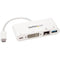 StarTech.com USB C Multiport Adapter - with Power Delivery (USB PD) - USB C to USB 3.0 - DVI - Gigabit Ethernet - USB-C Hub