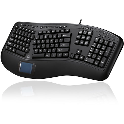 Adesso Tru-Form 450 - Ergonomic Touchpad Keyboard