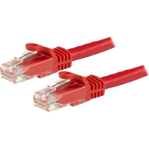 StarTech.com 125ft Red Cat6 Patch Cable with Snagless RJ45 Connectors - Long Ethernet Cable - 125 ft Cat 6 UTP Cable