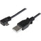 StarTech.com 0.5 m Right Angle Micro USB Cable - Charge and Sync Cable - USB to Micro USB - 24 AWG