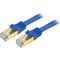 StarTech.com 15 ft Blue Cat6a Shielded Patch Cable - Cat6a Ethernet Cable - 15ft Cat 6a STP Cable - Snagless RJ45 - Long Ethernet Cord