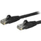 StarTech.com 12ft Black Cat6 Patch Cable with Snagless RJ45 Connectors - Cat6 Ethernet Cable - 12 ft Cat6 UTP Cable