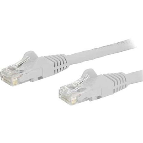 StarTech.com 9 ft White Cat6 Cable with Snagless RJ45 Connectors - Cat6 Ethernet Cable - 9ft UTP Cat 6 Patch Cable