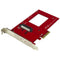 StarTech.com U.2 to PCIe Adapter for 2.5" U.2 NVMe SSD - SFF-8639 - x4 PCI Express 3.0