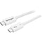 StarTech.com Thunderbolt 3 Cable - 0.5m - 1 ft - White - 4K 60Hz - 40Gbps - Passive - Thunderbolt Cable - USB Type C Charger