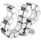 StarTech.com Cable Management Spine - Adjustable & Flexible Cable Organizer - With Four Cable Channels and Weighted Base Plate