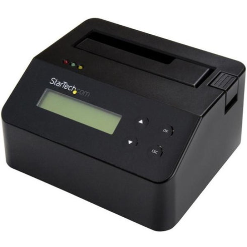 StarTech.com Hard Drive Eraser and Docking Station Standalone - 4Kn Support - TAA - 2.5 - 3.5 SATA SSD-HDD Dock & Wiper
