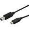 StarTech.com 0.5m USB C to USB B Printer Cable - M-M - USB 2.0 - USB C to USB B Cable - USB C Printer Cable - USB Type C to Type B Cable