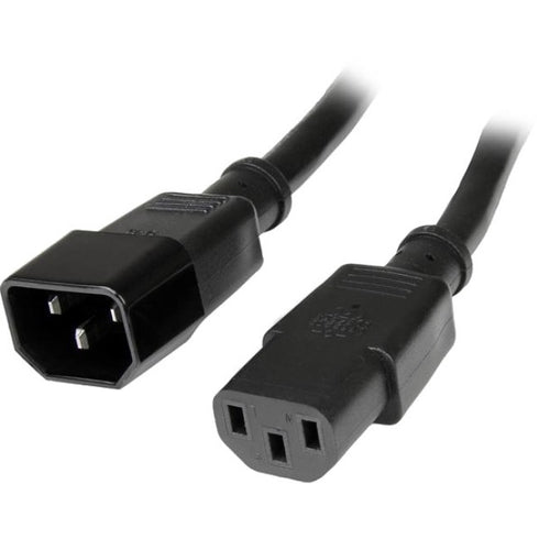 StarTech.com 6 ft Standard Computer Power Cord Extension - C14 to C13