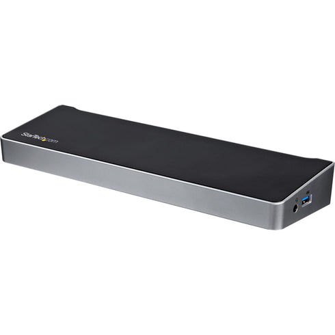 StarTech.com USB C Dock - Compatible with Windows - macOS - Supports Triple 4K Ultra HD Monitors - 60W Power Delivery - Power and Charge Laptop and Peripherals - DK30CH2DPPD