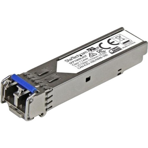 StarTech.com 1000BASE-LX MSA Compliant SFP Module - LC Connector - Fiber SFP Transceiver - Lifetime Warranty - 1 Gbps - Max. Transfer Distance 10 km (6.2 mi)