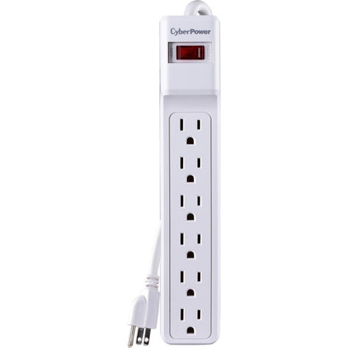CyberPower Essential CSB606W 6-Outlet Surge Suppressor-Protector