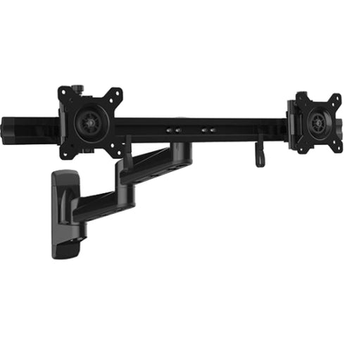 StarTech.com Wall Mount Dual Monitor Arm - Articulating - Dual Monitor Wall Mount - For Two 15" to 24" Monitors - VESA Mount - Steel