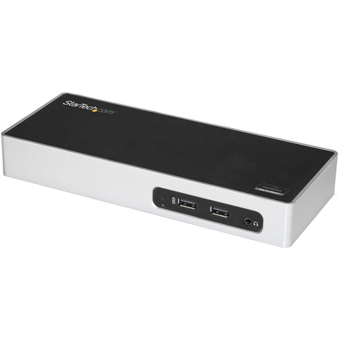 StarTech.com Dual Monitor USB 3.0 Docking Station - Mac & Windows - HDMI & DVI + DVI to VGA Adapter - Port Replicator with 6x USB 3.0 Ports