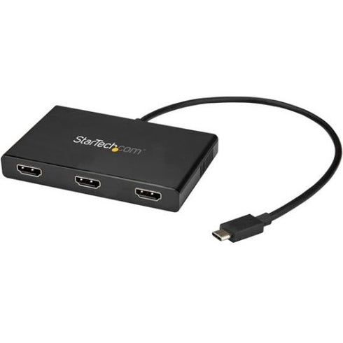 StarTech.com USB C to HDMI Multi-Monitor Adapter - 3-Port MST Hub - USB C Multi Monitor