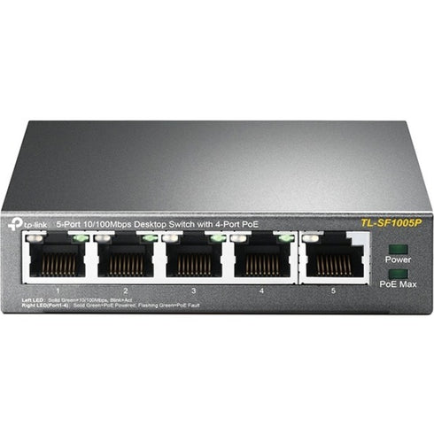 TP-LINK 5-Port 10-100Mbps Desktop Switch with 4-Port PoE