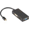 SIIG Mini DisplayPort to 4K HDMI-DVI-VGA 3-in-1 Adapter