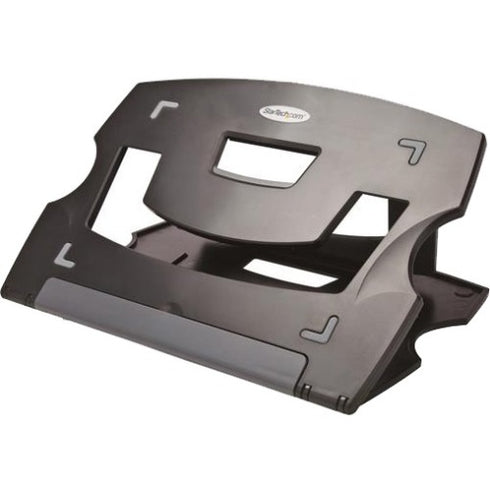 StarTech.com Portable Laptop Stand - Laptop Desk Stand - Adjustable Laptop Stand - Ergonomic Laptop Table Stand - Laptop Riser Stand
