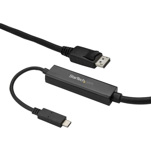 StarTech.com 3m - 10 ft USB C to DisplayPort Cable - USB-C to DP Cable - 4K 60Hz - Black