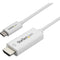 StarTech.com 1m - 3 ft USB C to HDMI Cable - Computer Monitor Cable - 4K at 60Hz - White