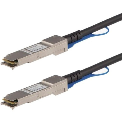 StarTech.com MSA Compliant QSFP+ Direct-Attach Twinax Cable - 3 m (9.8 ft) - 40 Gbps - Passive DAC Copper Cable - RJ45 Mini-GBIC Cable
