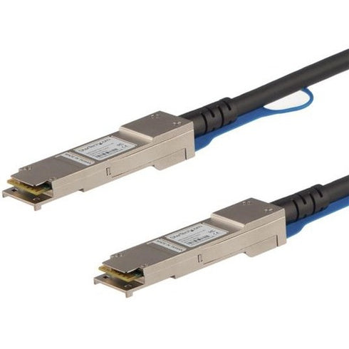 StarTech.com Cisco QSFP-H40G-CU0-5M Compatible QSFP+ Direct-Attach Twinax Cable - 0.5 m (1.6 ft) - 40 Gbps - Passive DAC Copper Cable - RJ45 Mini-GBIC Cable