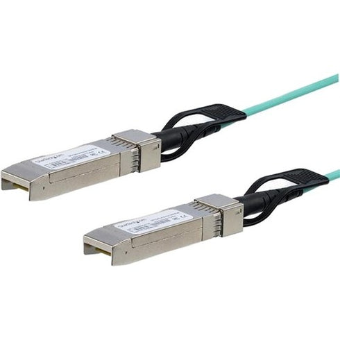 StarTech.com Cisco SFP-10G-AOC5M Compatible SFP+ AOC Cable - 5 m (16.4 ft) - 10 Gbps - Active Optical - Fiber Mini-GBIC Cable