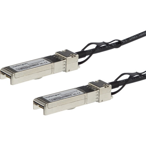 StarTech.com Cisco SFP-H10GB-CU1M Compatible SFP+ Direct-Attach Twinax Cable - 0.5 m (1.6 ft) - 10 Gbps - Passive DAC Copper Cable - RJ45 Mini-GBIC Cable