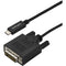 StarTech.com 3m - 10 ft USB-C to DVI Cable - USB 3.1 Type C to DVI - 1920 x 1200 - Black