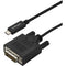 StarTech.com 3m - 10 ft USB-C to DVI Cable - USB 3.1 Type C to DVI - 1920 x 1200 - Black