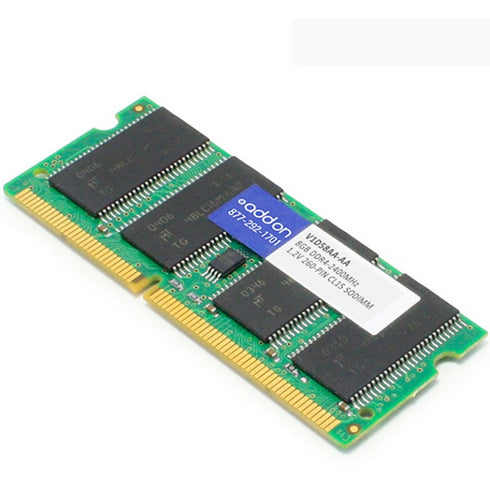 AddOn AA2133D4DR8S-8G x1 HP V1D58AA Compatible 8GB DDR4-2133MHz Unbuffered ECC Dual Rank x8 1.2V 260-pin CL15 SODIMM