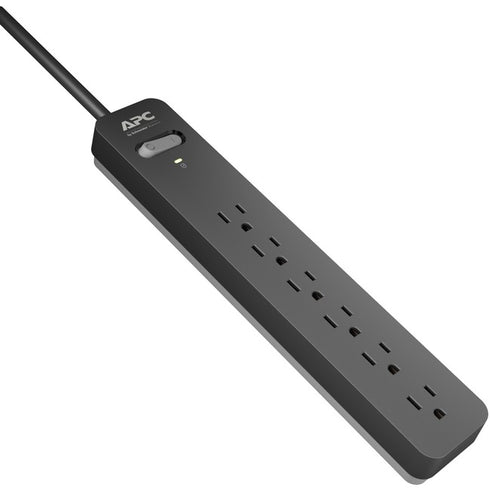 APC by Schneider Electric SurgeArrest Essential 6-Outlet Surge Suppressor-Protector