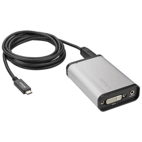 StarTech.com DVI to USB C Video Capture Device - USB Capture Card - Windows and Mac - DirectShow Compatible - 1080p 60fps - USBC2DVCAPRO
