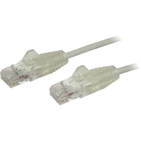 StarTech.com 10 ft CAT6 Cable - Slim CAT6 Patch Cord - Gray Snagless RJ45 Connectors - Gigabit Ethernet Cable - 28 AWG - LSZH (N6PAT10GRS)