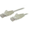 StarTech.com 10 ft CAT6 Cable - Slim CAT6 Patch Cord - Gray Snagless RJ45 Connectors - Gigabit Ethernet Cable - 28 AWG - LSZH (N6PAT10GRS)