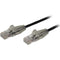 StarTech.com 6ft CAT6 Cable - Slim CAT6 Patch Cord - Black - Snagless RJ45 Connectors - Gigabit Ethernet Cable - 28 AWG - LSZH (N6PAT6BKS)